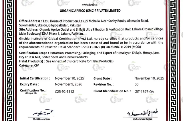 Halal Certificate